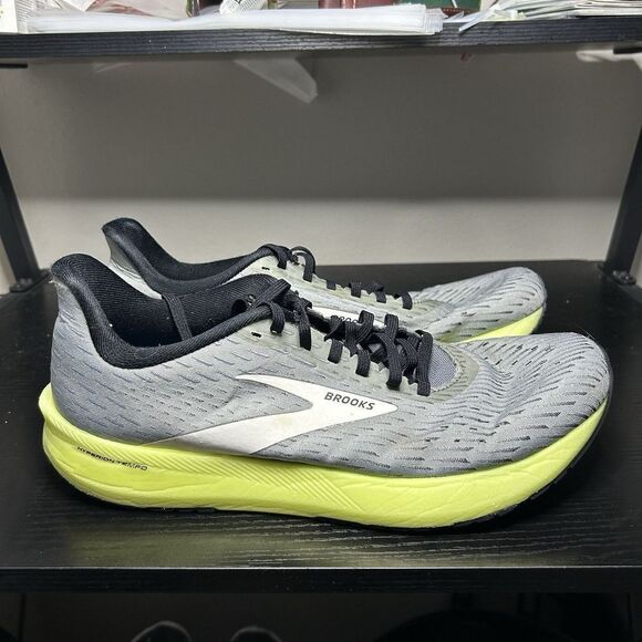 Brooks Hyperion Tempo Mens Size 11.5 Gray Running Shoes Sneakers - Picture 1 of 12